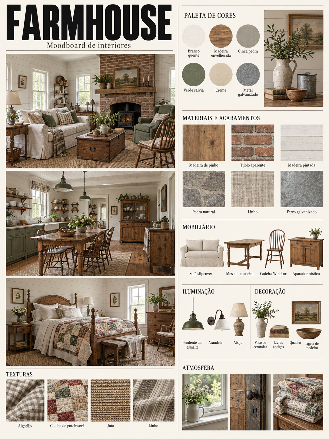Interiores — Farmhouse