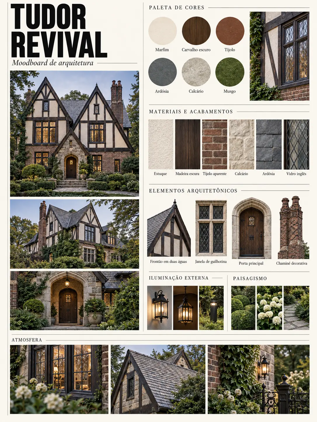 Fachada — Tudor Revival