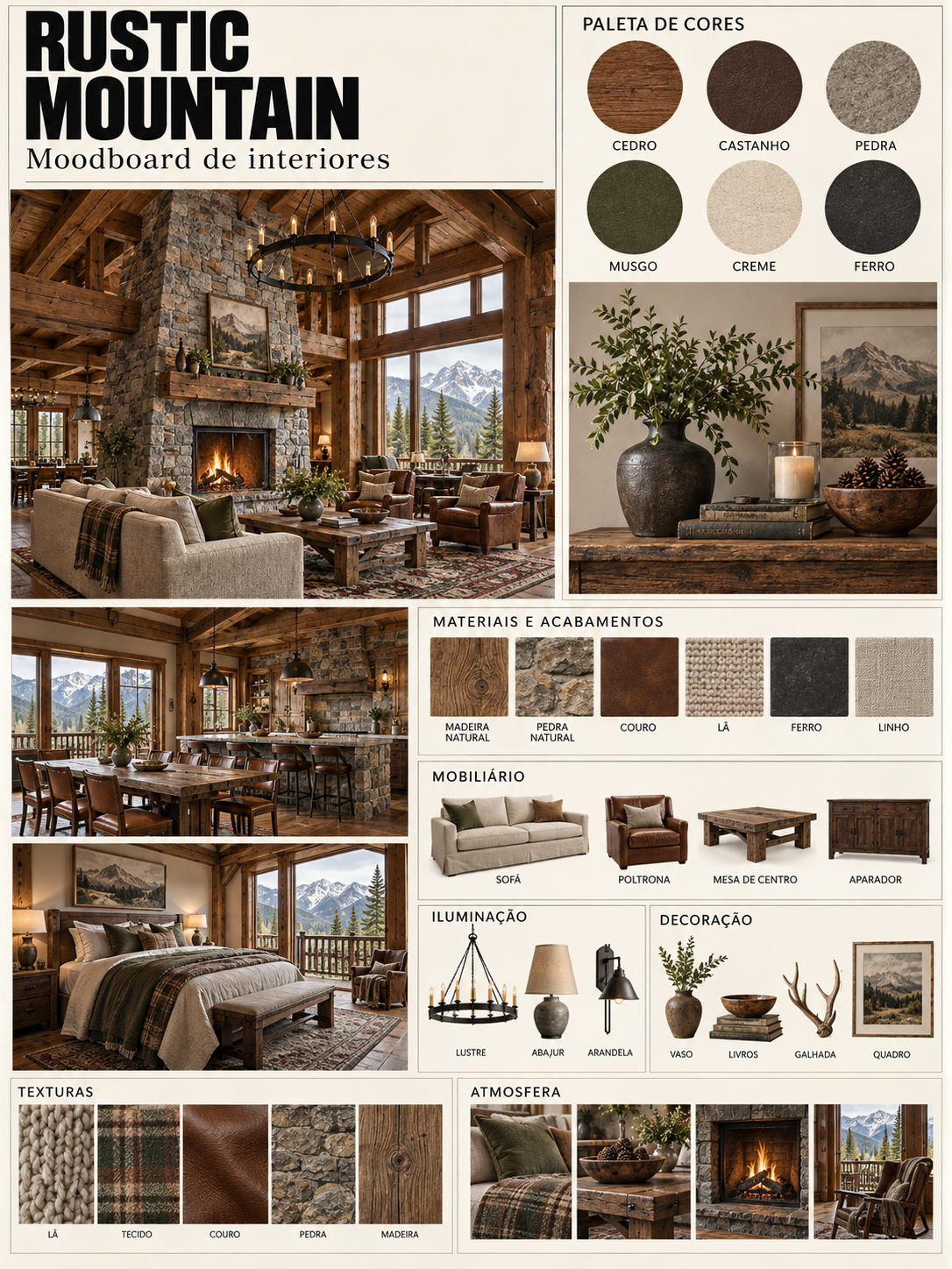 Interiores — Rustic Mountain