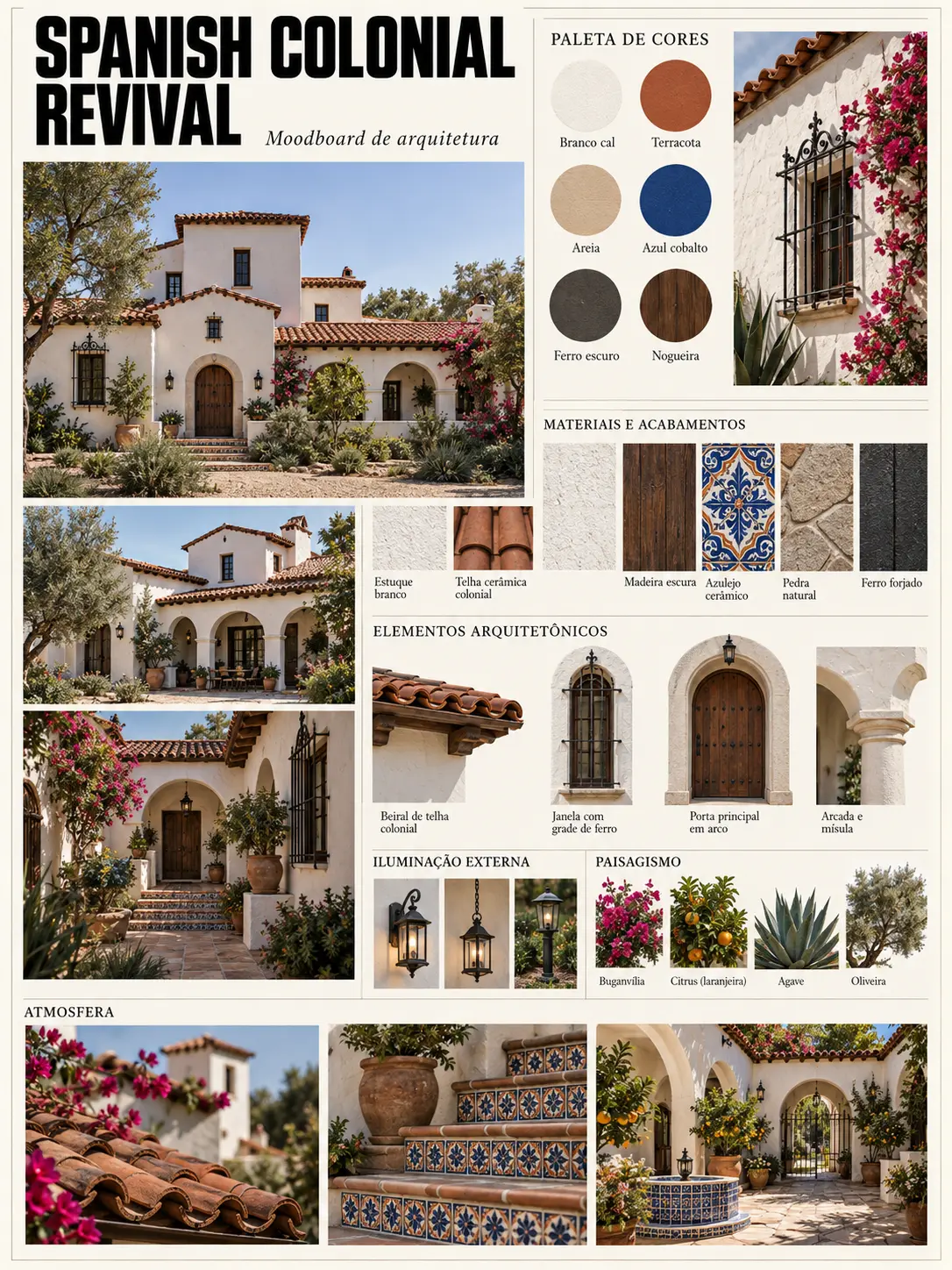 Fachada — Spanish Colonial Revival
